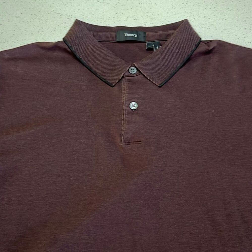 Theory Bron C. Anemone Polo Men’s Large